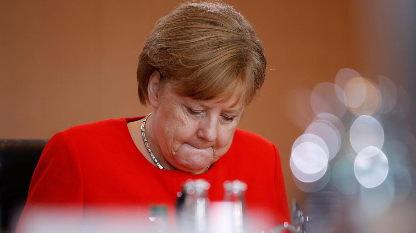 Kanzlerin Angela Merkel während einer Kabinettssitzung (Archiv)