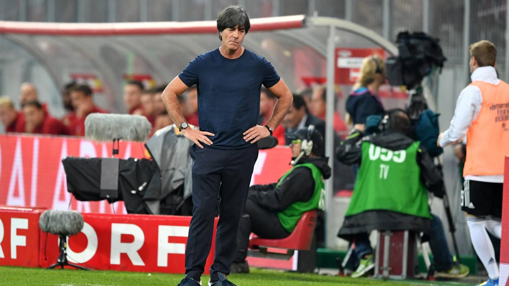 Unzufrieden: Joachim Löw fand nach dem 1:2 deutliche Worte.