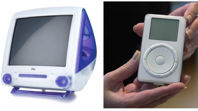iMac und iPod: Zwei von Apples größten technischen Erfolgen.
