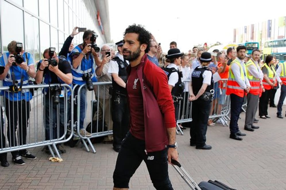 Mohamed Salah führt die ägyptische Nationalmannschaft bei der WM an.