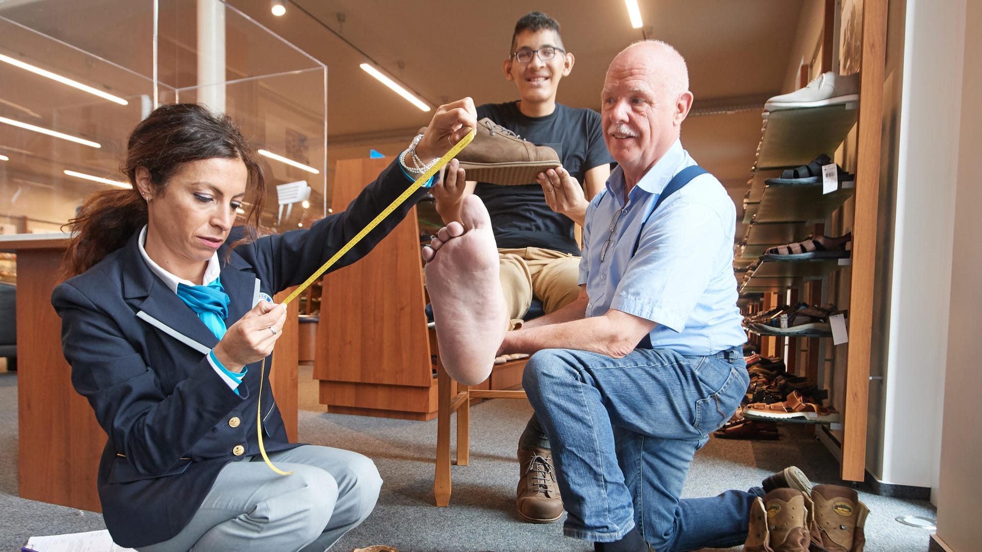 Neue Schuhe: Jeisons Schuhe kommen aus Vreden in Nordrhein-Westfalen.