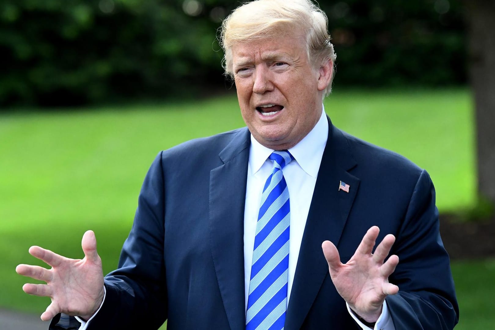 US-Präsident Trump: Er liebäugelt weiter damit, sich selbst zu begnadigen – falsch gemacht habe er schließlich nichts.