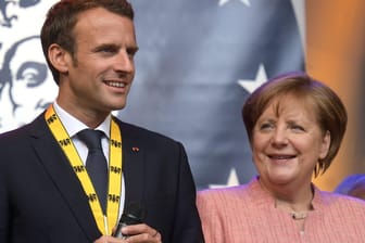 Merkel und Macron in Aachen: Deutschland und Frankreich gelten vielerorts als Motor der Europäischen Union.