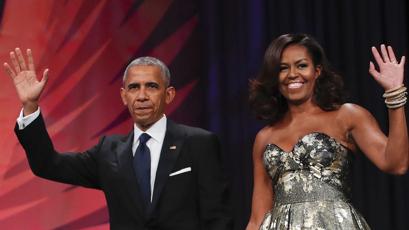 Barack Obama und Michelle Obama: Über eine Zusammenarbeit mit Netflix wollen sie in die Unterhaltungsbranche einsteigen.