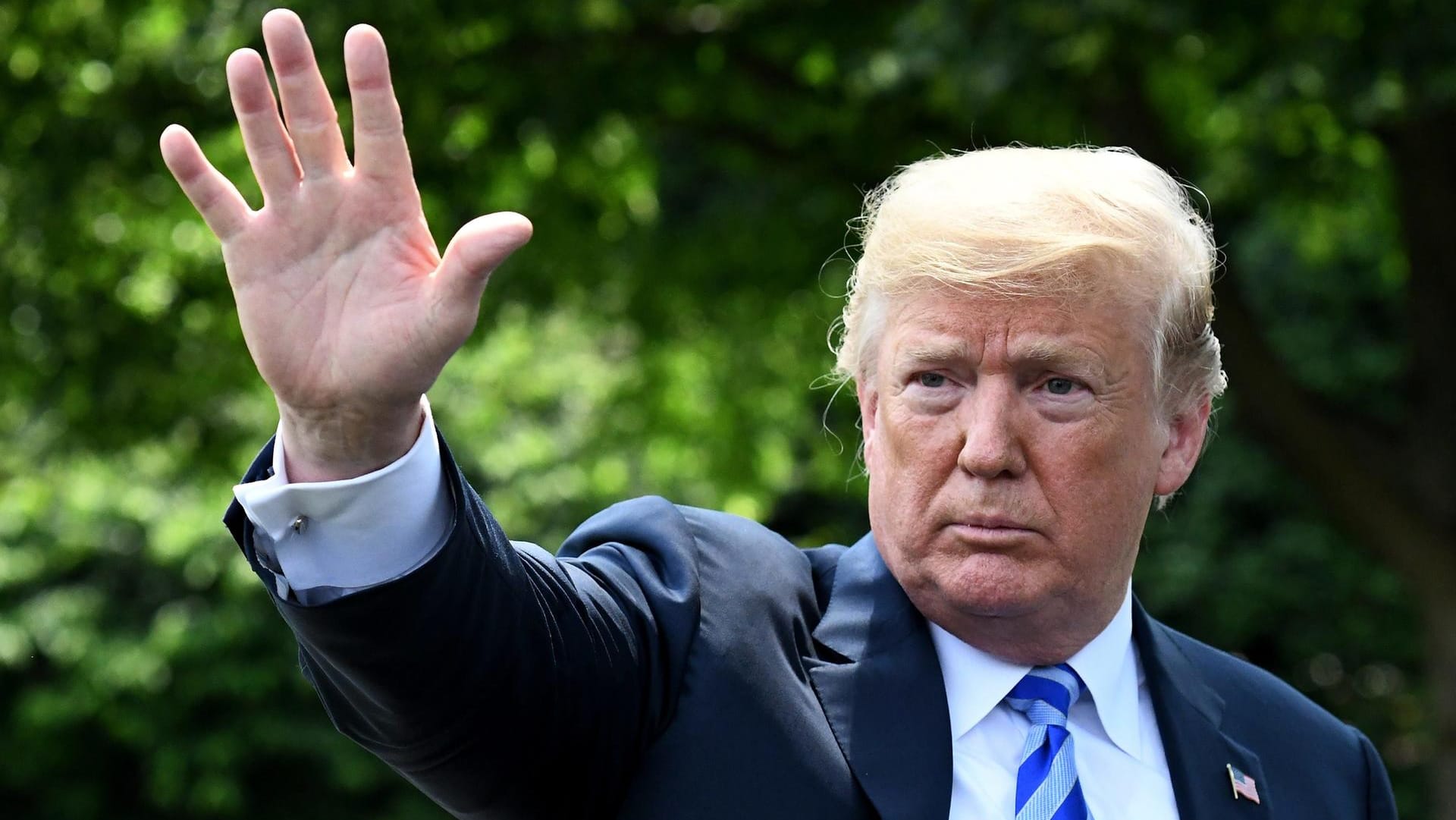 Donald Trump: Der US-Präsident liegt mit den Philadephia Eagles im Clinch. Donald Trump: Der US-Präsident liegt mit den Philadephia Eagles im Clinch.