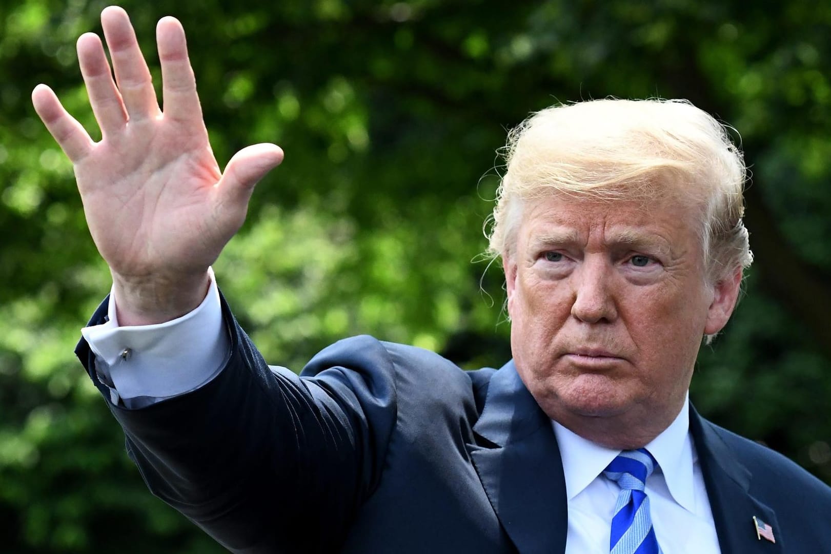 Donald Trump: Der US-Präsident liegt mit den Philadephia Eagles im Clinch.
