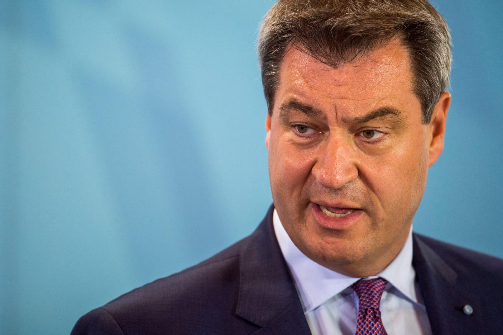 Der bayerische Ministerpräsident Markus Söder: Er stellte seinen "Asylplan" mit verschärfter Abschiebepraxis vor.