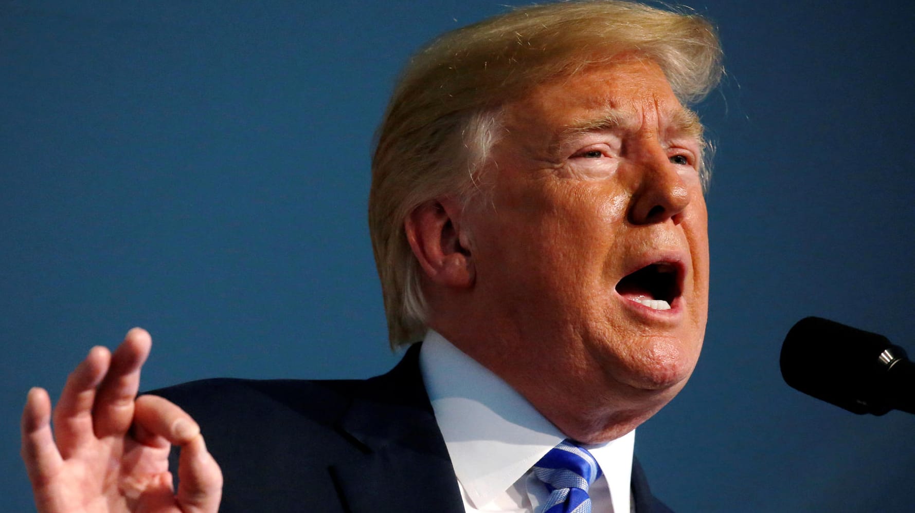 Donald Trump: Der US-Präsident hat mit neuen Strafzöllen gedroht. Donald Trump: Der US-Präsident hat mit neuen Strafzöllen gedroht.