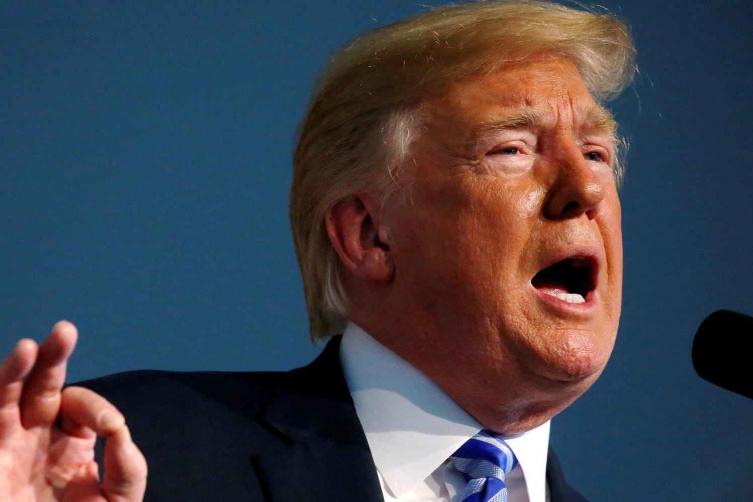 Donald Trump: Der US-Präsident hat mit neuen Strafzöllen gedroht.