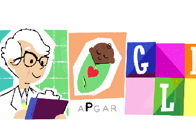 Google Doodle: So kreativ wird Dr. Virginia Apgar geehrt.