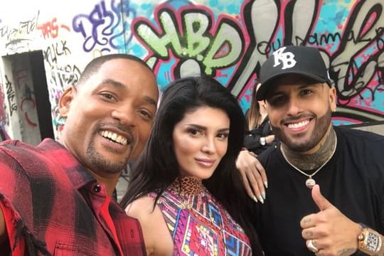 Will Smith, Era Istrefi und Nicky Jam hat das Fußball-Fieber gepackt.