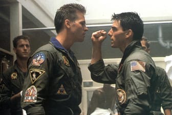 Val Kilmer und Tom Cruise: 1986 standen sie zusammen bei "Top Gun" vor der Kamera.