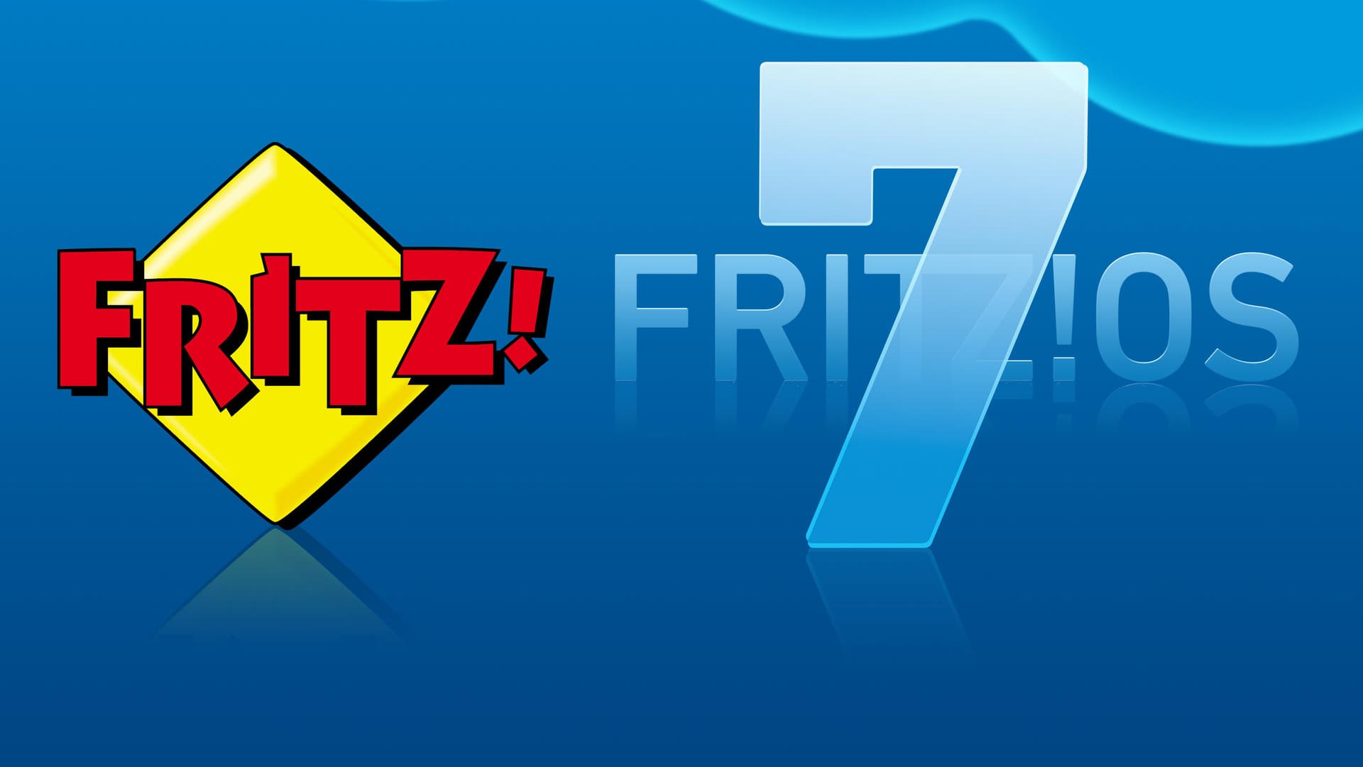 Logo von FRITZ! OS 7: Neue Funktionen, neues Betriebssystem. Logo von FRITZ! OS 7: Neue Funktionen, neues Betriebssystem.