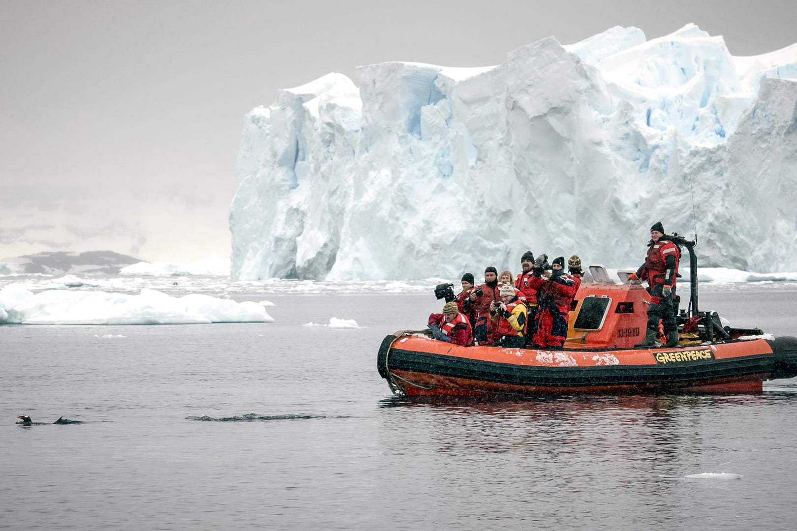 Greenpeace forscht in der Antarktis: Hier wurden etliche Schadstoffe im Wasser gefunden.