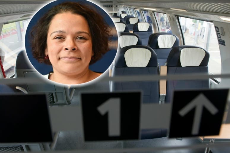 Wird jetzt zu einem Gespräch mit Bahn-Mitarbeitern fahren: Giorgina Kazungu-Haß.