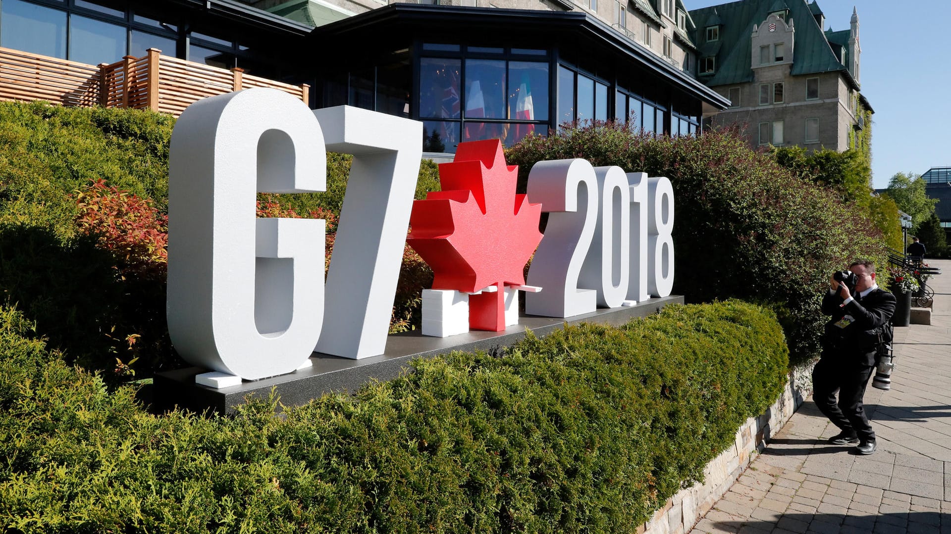 Bereit für den G7-Gipfel: Das Luxushotel Manoir Richelieu in La Malbaie bei Quebec. Es ist seit Ende Mai bis zum 12. Juni vom kanadischen Staat gebucht.