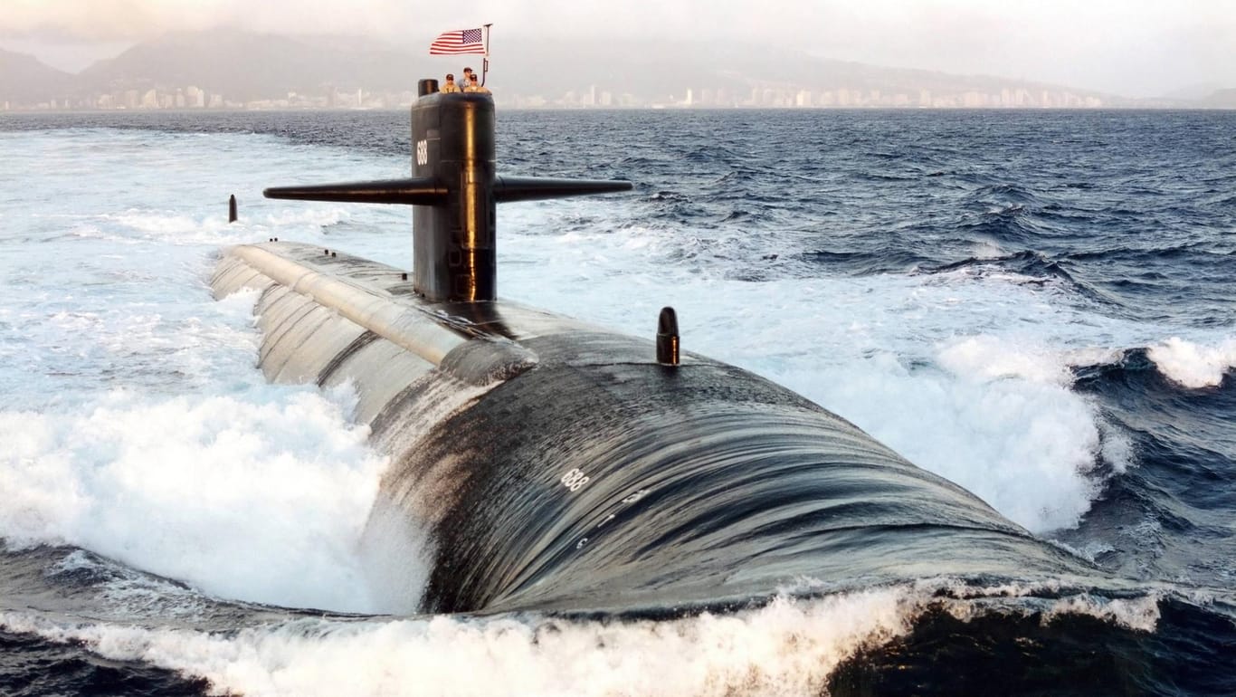 Das U-Boot USS Los Angeles der US-Navy: Peking bestreitet den Spionage-Vorwurf der US-Navy.