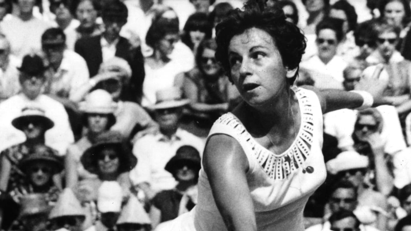 Maria Bueno während des Wimbledon-Finals 1965: Die Brasilianerin starb im Alter von 78 Jahren.
