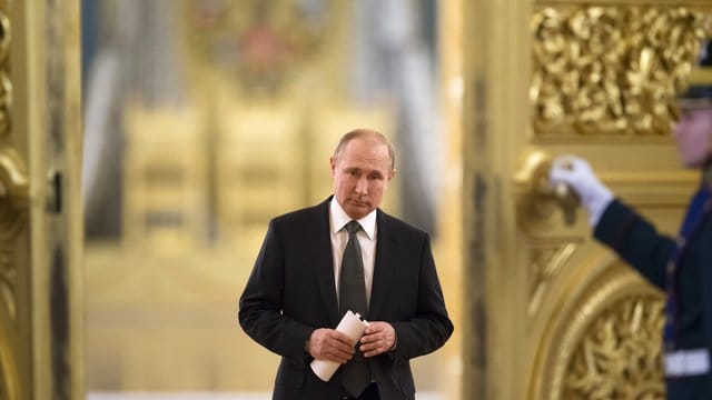 Hausherr seit vielen Jahren: Wladimir Putin im Kreml. Hausherr seit vielen Jahren: Wladimir Putin im Kreml.