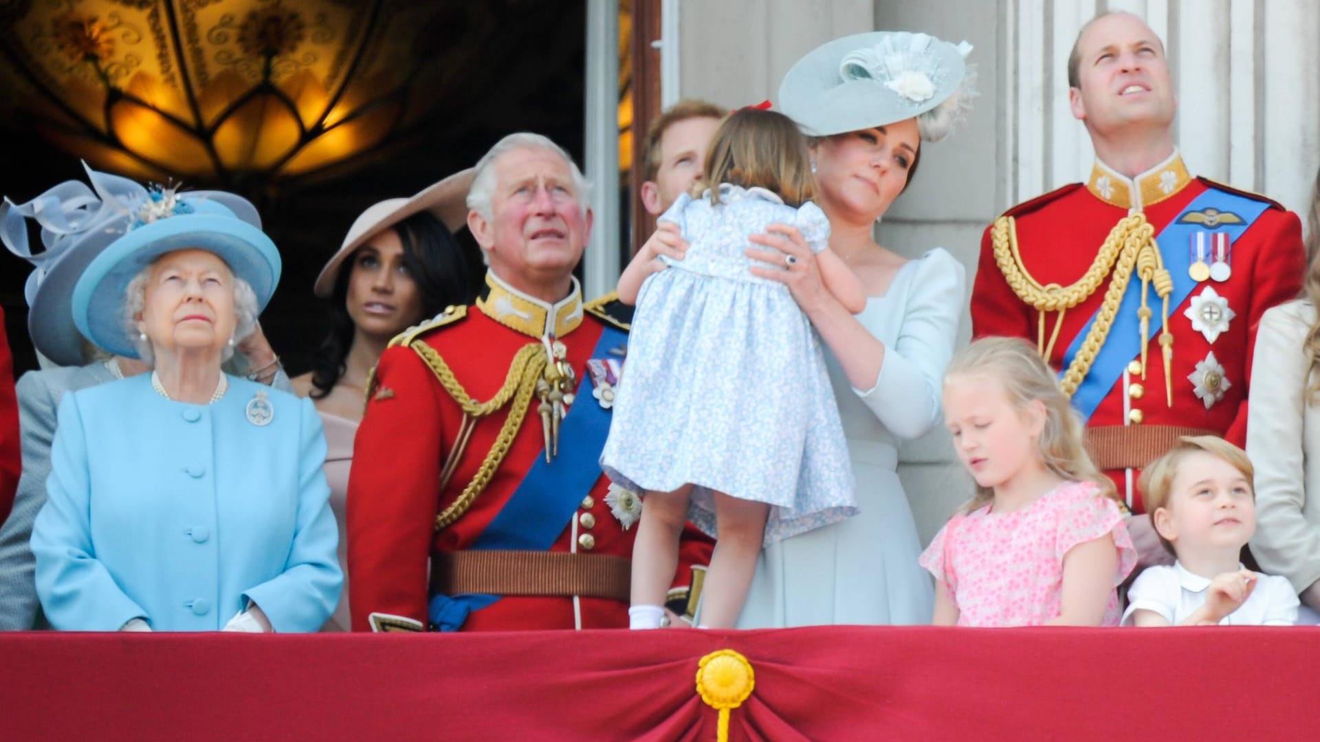 Prinzessin Charlotte: Ihr wurde es bei der Flugschau zu laut.