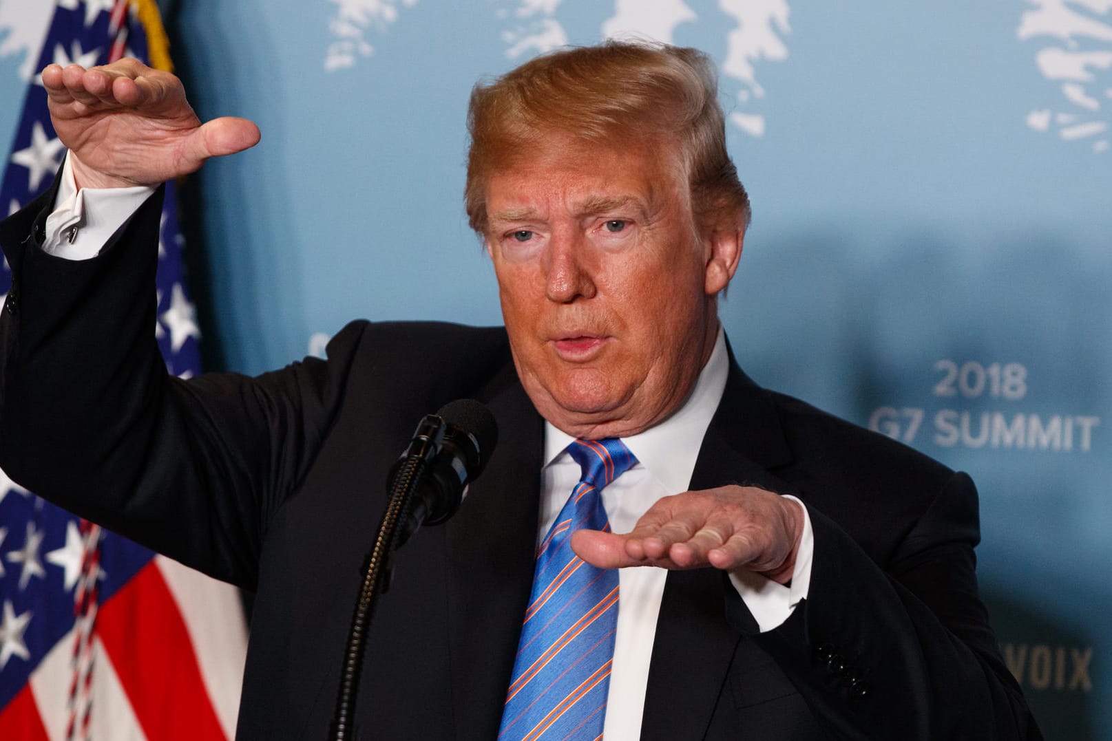 Donald Trump beim G7-Gipfel