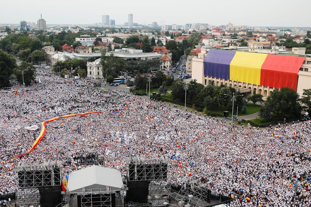 Protest in Rumänien