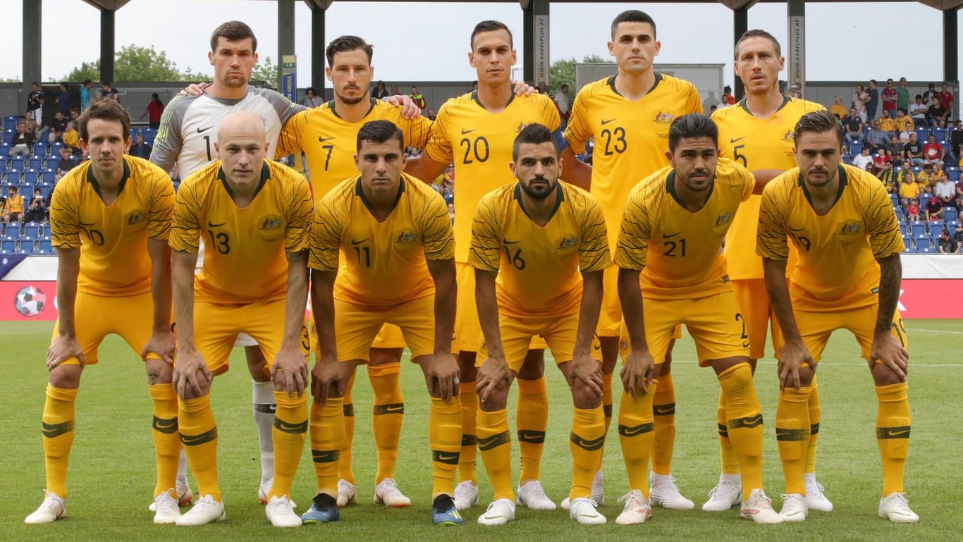 Australien: "Die Socceroos" hoffen bei der diesjährigen WM auf Punkte, 2014 war nach der Vorrunde Schluss.