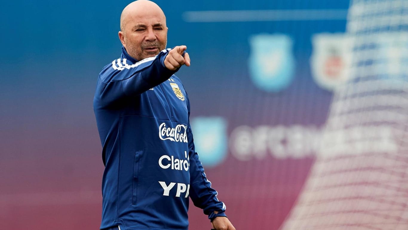 Star-Trainer: Jorge Sampaoli betreut seit 2017 die argentinische Nationalmannschaft.