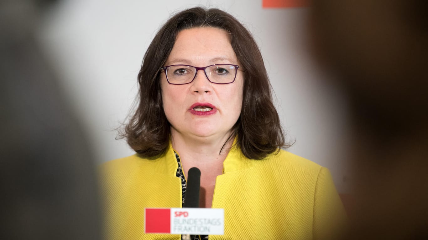 SPD-Chefin Nahles: "Im Ergebnis ein Desaster."