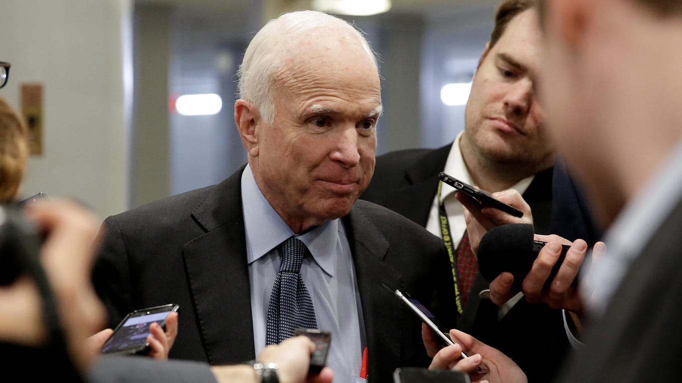 Senator John McCain im Oktober in Washington: Bündnisbezeugungen an die Europäer.