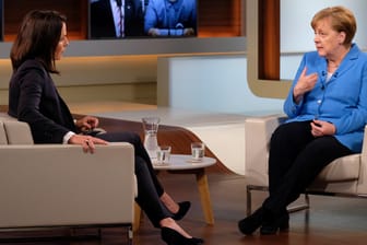 Klartext nach G7-Eklat: Angela Merkel mit Talkshow-Moderatorin Anne Will.