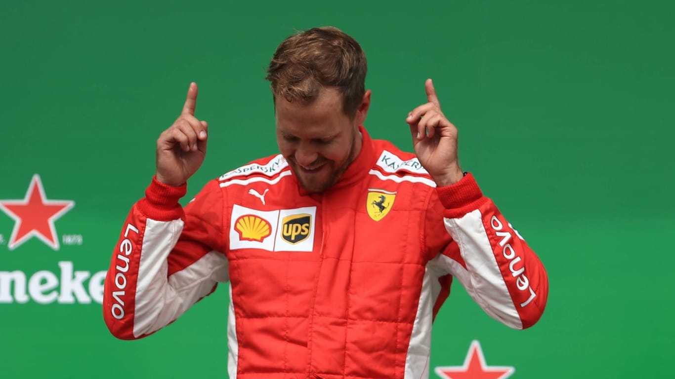 Sebastian Vettel: Der deutsche Ferrari-Pilot beendet mit dem Sieg in Montreal nicht nur seine zweimonatige Durststrecke.