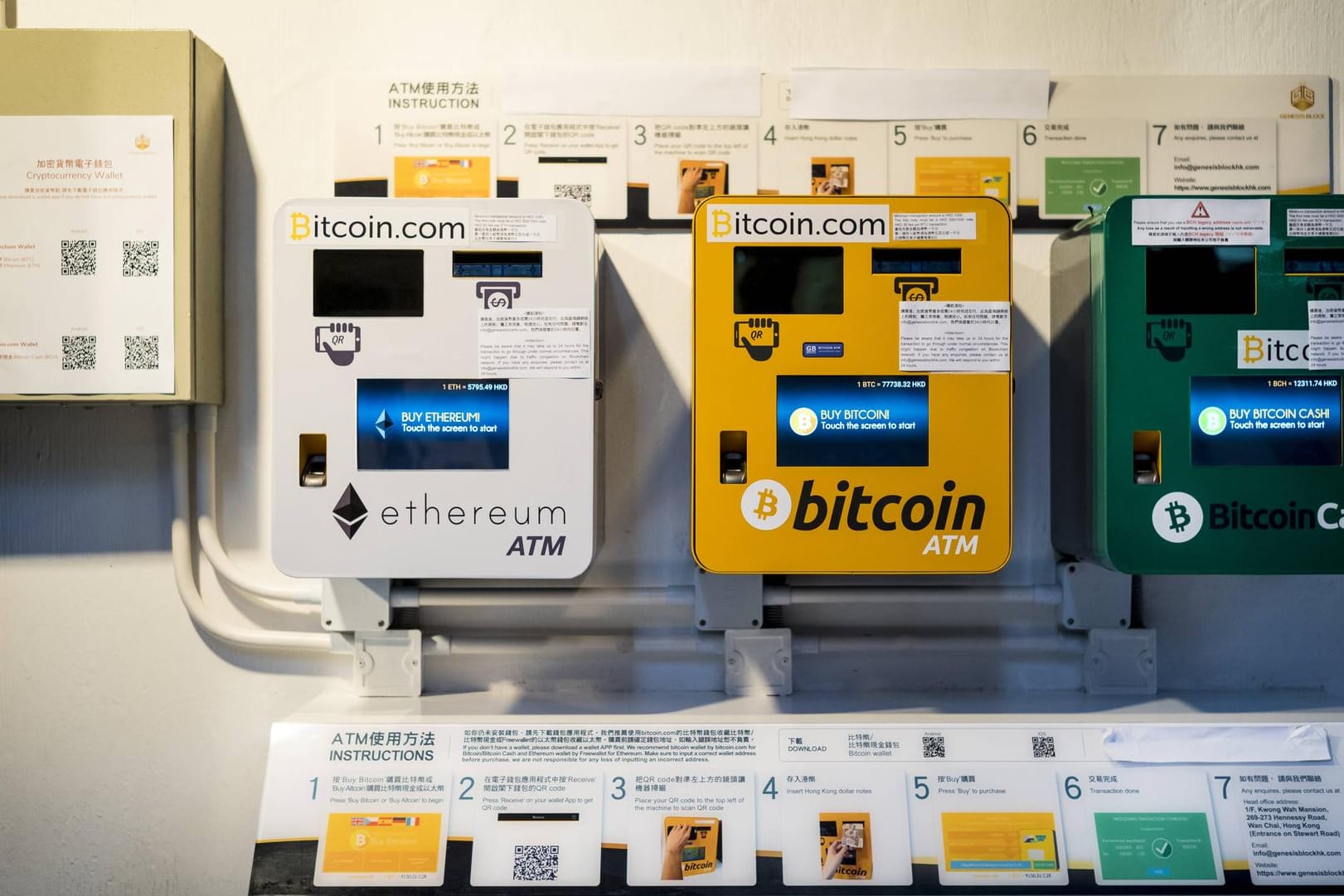 Automate, die Kryptowähungen ausgeben: Kurscrash für Bitcoin.