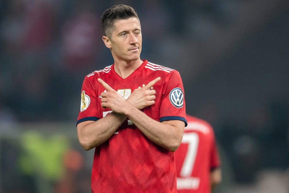 Robert Lewandowski: Der Stürmer wechselte vor vier Jahren von Borussia Dortmund zu Bayern München.
