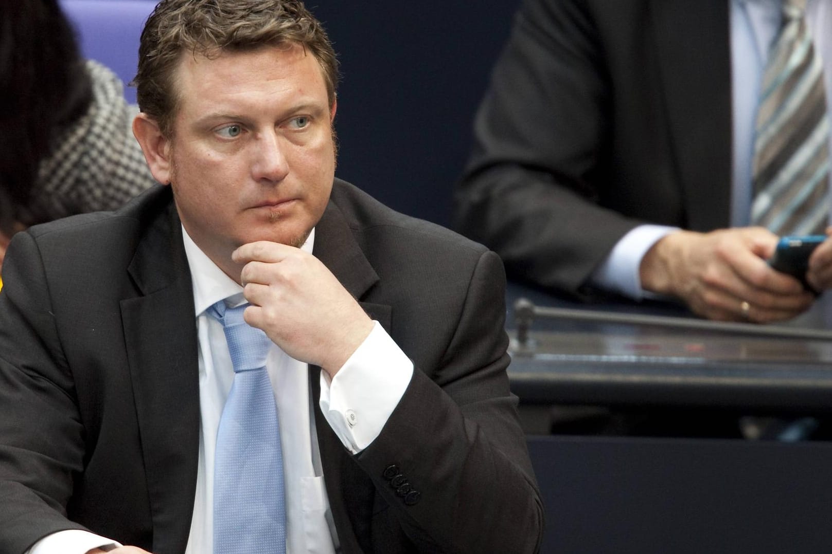 Der Abgeordnete Jimmy Schulz (FDP) im Bundestag ist gegen das Netzwerkdurchsetzungsgesetz.