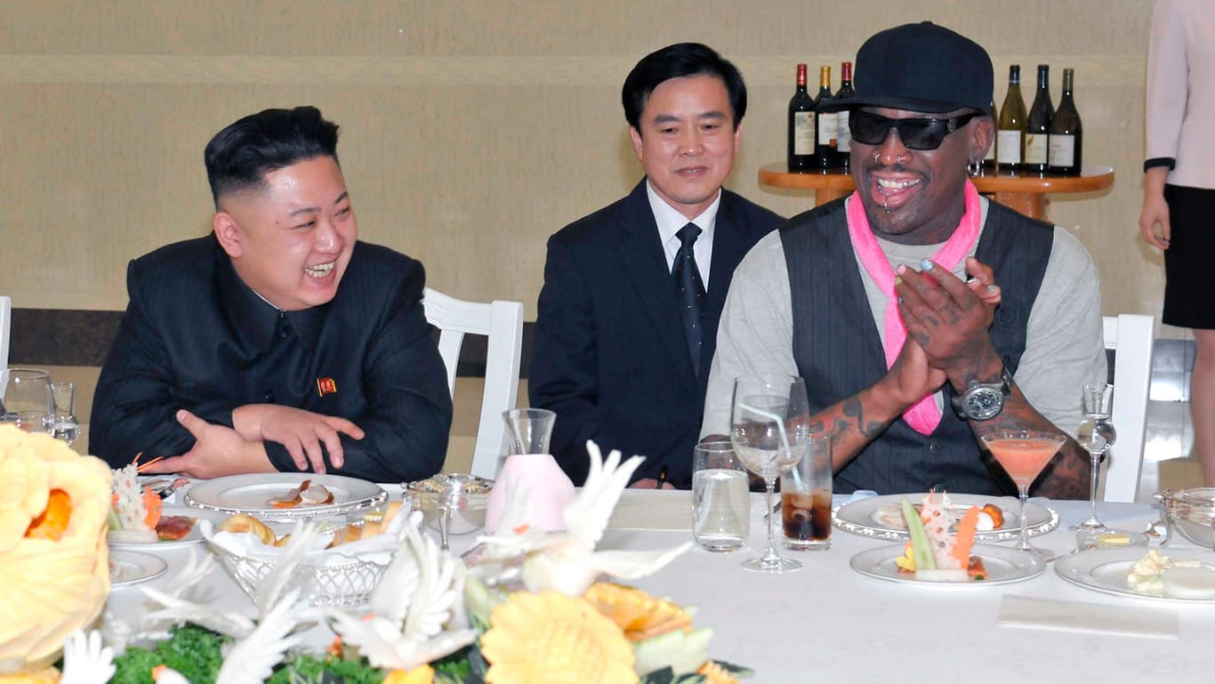 Dennis Rodman hat Kim Jong Un auch schon in Pjöngjang besucht. (Archivfoto)