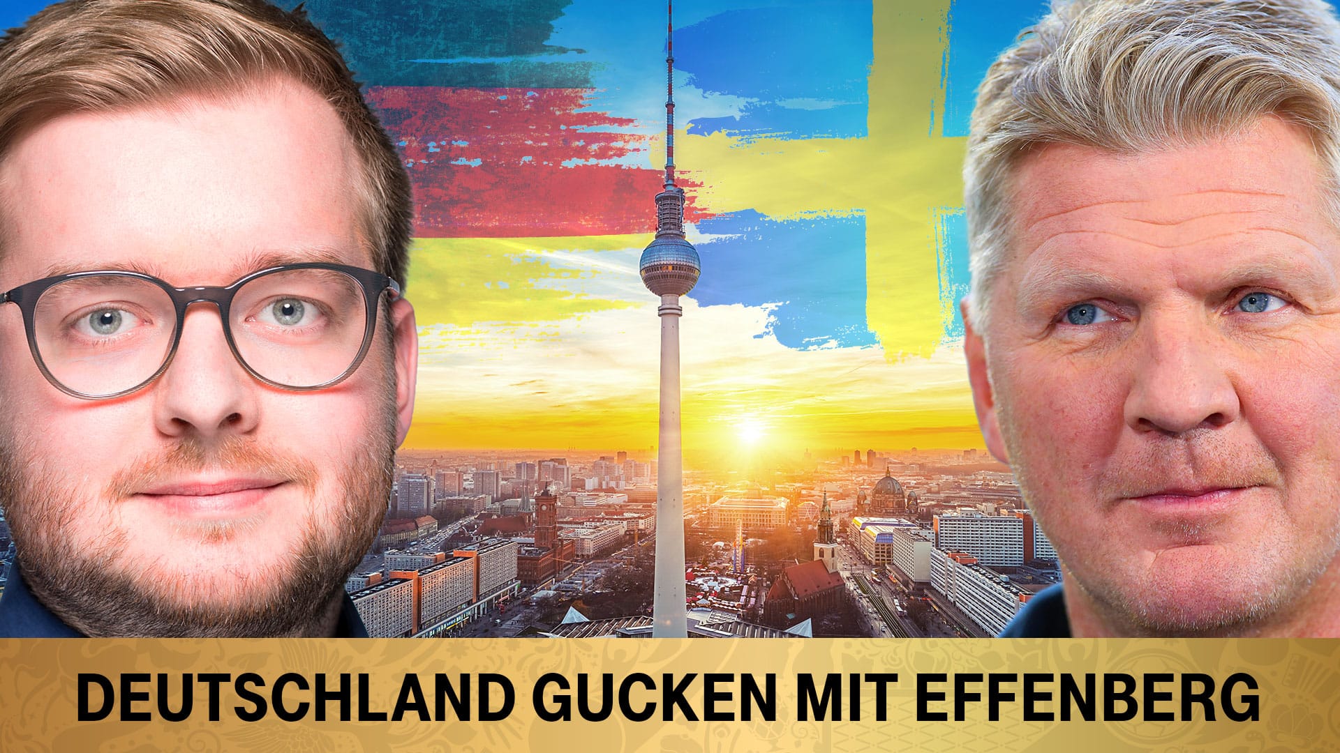 Fußball gucken und Fachsimpeln mit den Experten: t-online.de-Sportchef Florian Wichert (l.) und Stefan Effenberg empfangen Sie in der t-online.de-Redaktion.