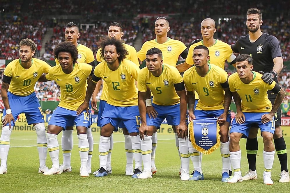 WM 2018: Bei der diesjährigen Weltmeisterschaft kämpfen 32 Teams um den Titel in Russland. Mit dabei: Brasiliens "Seleção", die am 17. Juni gegen die Schweizer "Nati" spielt.