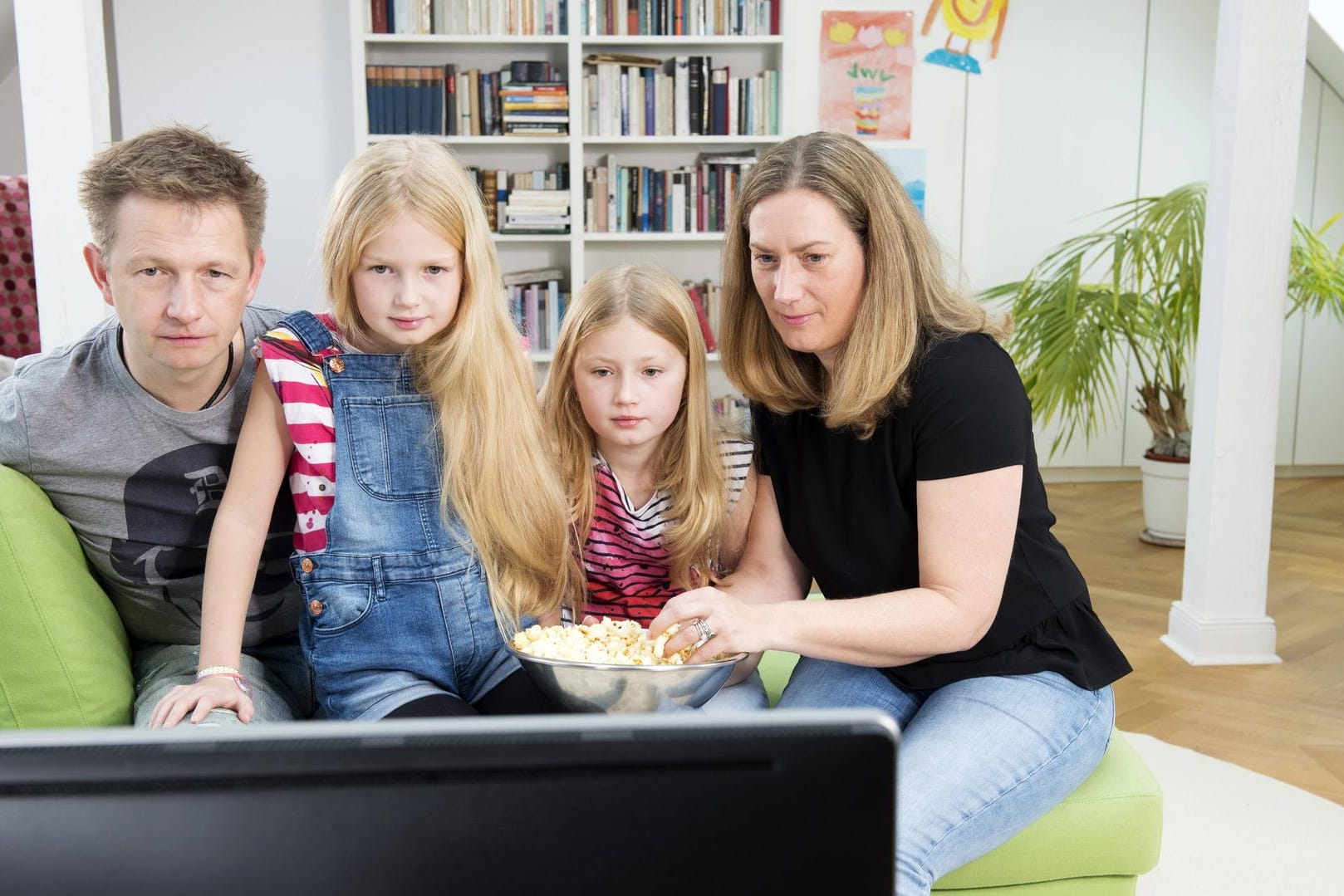 Fernsehen in der Familie: Das Beste aus dem Bild herausholen.
