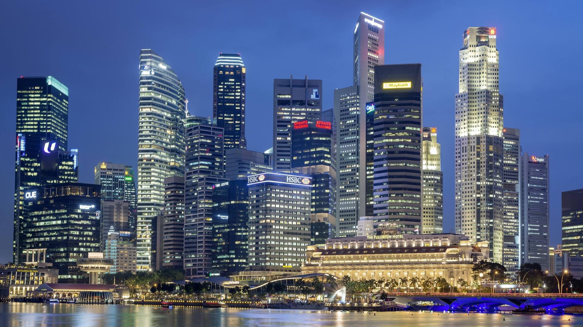 Die Skyline von Singapur: Der Koreagipfel zwischen Trump und Kim Jong Un ist für den Stadtstaat eine willkommene Werbung.