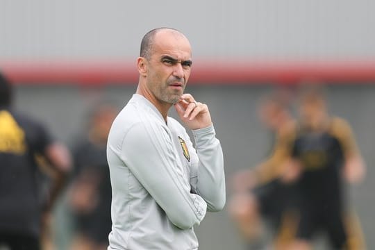 Belgiens Trainer Roberto Martínez reist mit seinem Team am Mittwoch nach Russland.