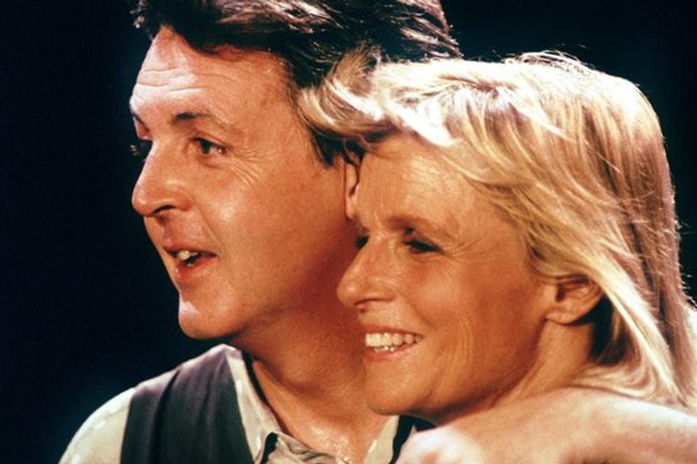 Paul und Linda McCartney (1989).