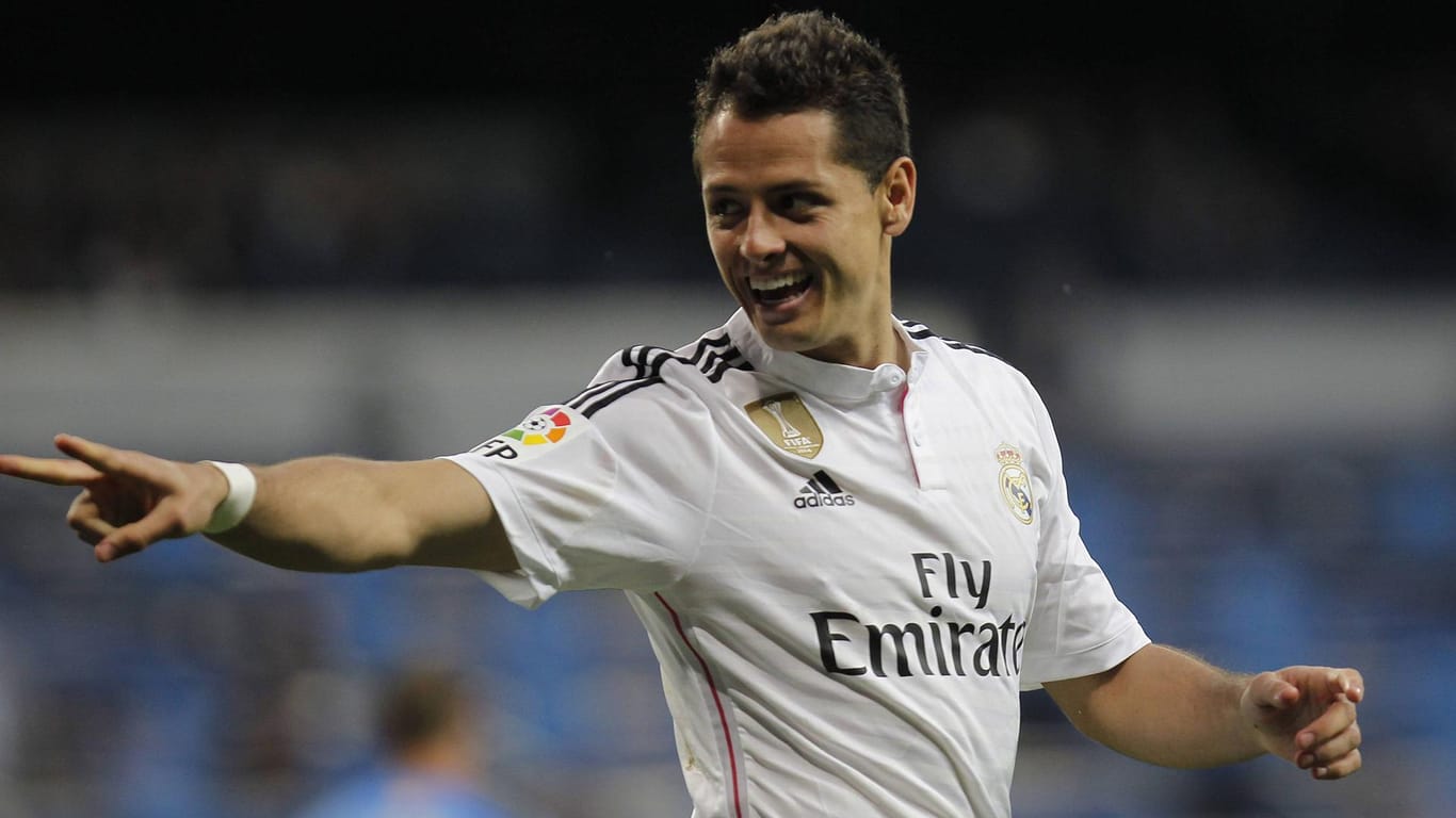 Spielte vier Jahre für Manchester United und eins für Real Madrid: Javier Hernandez, genannt "Chicharito".