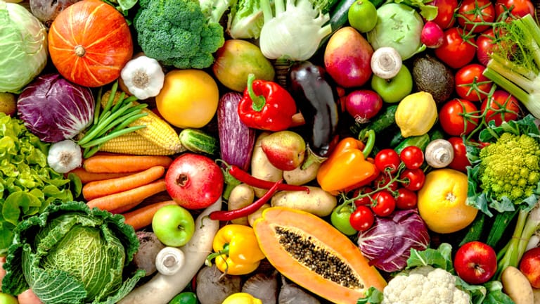 Obst und Gemüse: Schon Kinder können die meisten Sorten zuordnen.