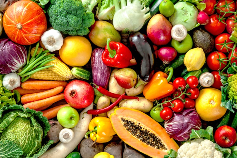 Obst und Gemüse: Schon Kinder können die meisten Sorten zuordnen.