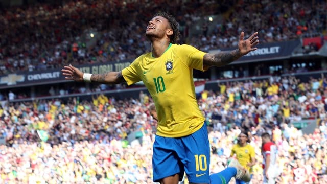 Brasiliens Starspieler Neymar begeistert mit seiner Spielweise.