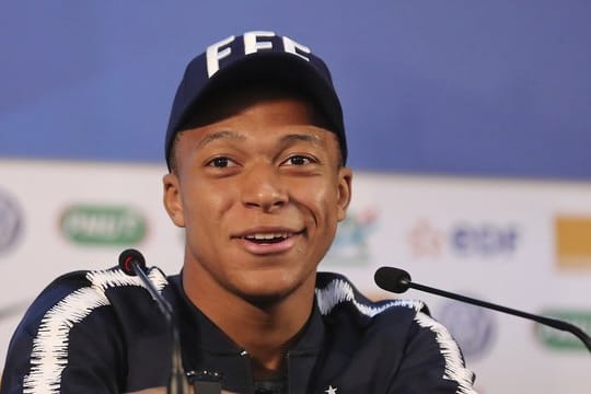 Kann nach seiner Trainingsverletzung aufatmen: Frankreichs Kylian Mbappe.