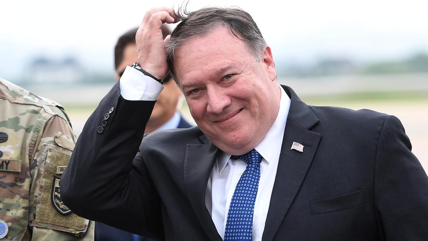 US-Außenminister Mike Pompeo: Die nächsten Schritte für die Abrüstung werde nicht er, sondern US-Präsident persönlich leiten, so Pompeo. US-Außenminister Mike Pompeo: Die nächsten Schritte für die Abrüstung werde nicht er, sondern US-Präsident persönlich leiten, so Pompeo.