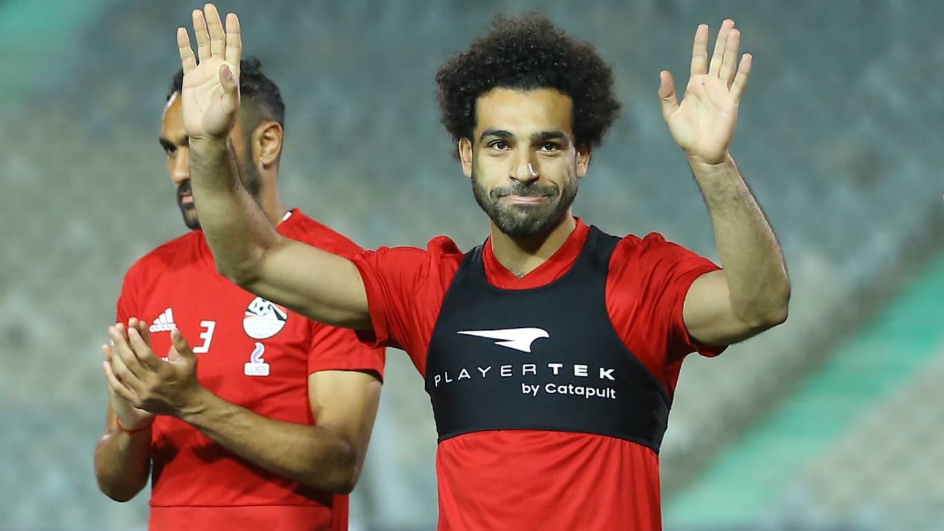 Auf Stürmer Mohamed Salah ruhen die Hoffnungen der Ägypter.