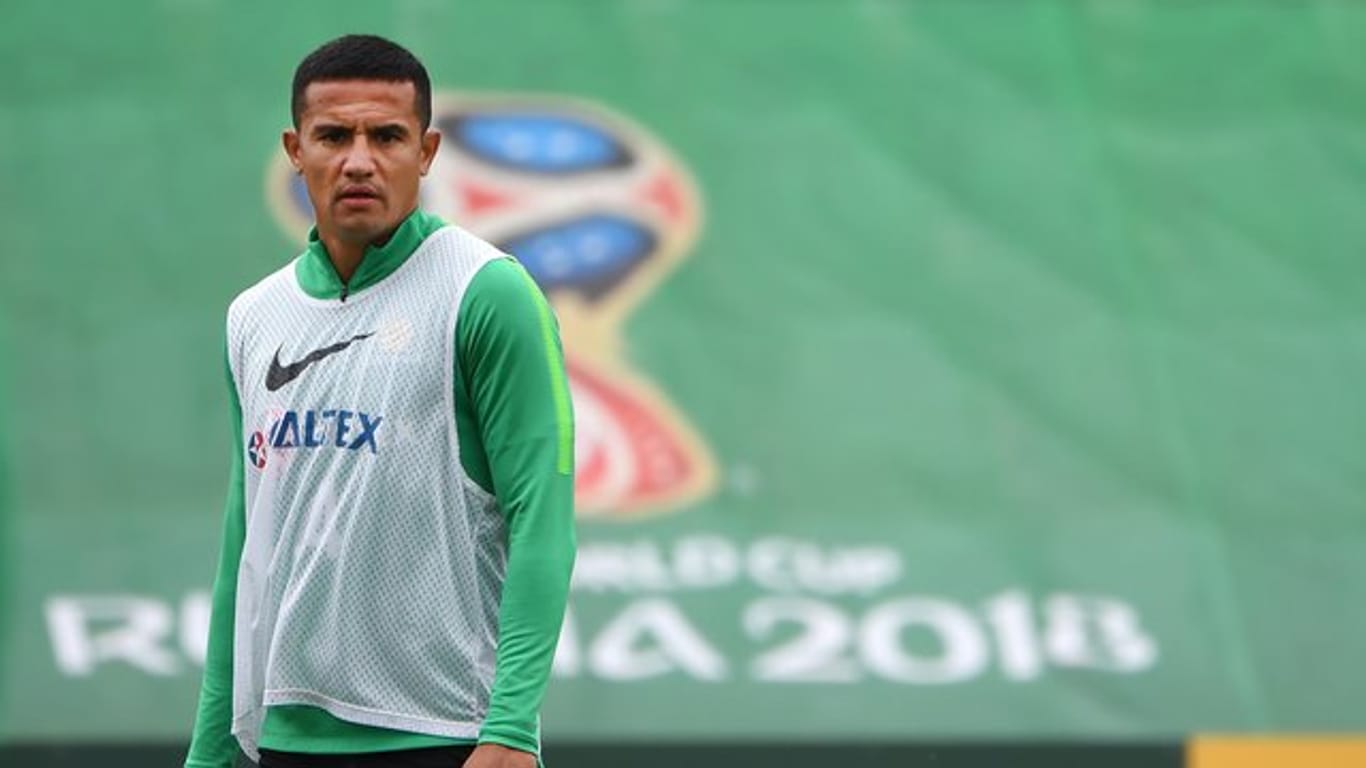 Der Australier Tim Cahill spielt in Russland seine vierte WM.